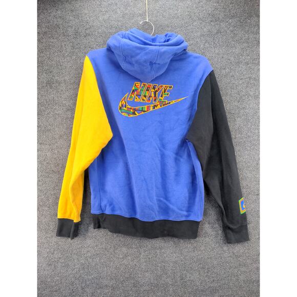 Nike Urban Jungle Gym Color Block Blue Yellow Hoodie Sz S 336328-46b 21.5W 26.5L - Picture 2 of 10